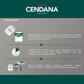 Cendana Cat Kayu & Besi - MOWILEX